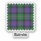 Sticker Clan Malcolm Tartan (Devant)