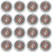 Sticker Clan Nicholson Crest & Tartan Knot (Devant)