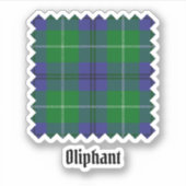 Sticker Clan Oliphant Tartan (Devant)