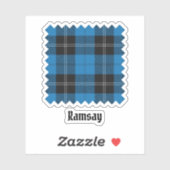 Sticker Clan Ramsay Blue Hunting Tartan (Feuille)