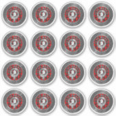 Sticker Clan Ramsay Crest & Tartan Knot (Devant)