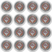 Sticker Clan Ross Crest & Tartan Knot (Devant)