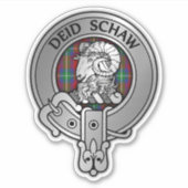 Sticker Clan Ruthven Crest & Tartan (Devant)