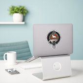 Sticker Clan Scott Crest & Tartan (Ordinateur portable sur le bureau)