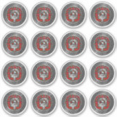 Sticker Clan Stewart | Stuart Crest & Tartan Knot (Devant)