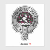 Sticker Clan Stewart | Stuart de Bute Crest & Tartan (Feuille)