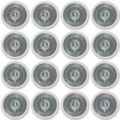 Sticker Clan Sutherland Crest & Tartan Knot (Devant)