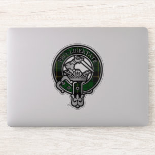 Sticker Clan Wallace Chasse Tartan Crest