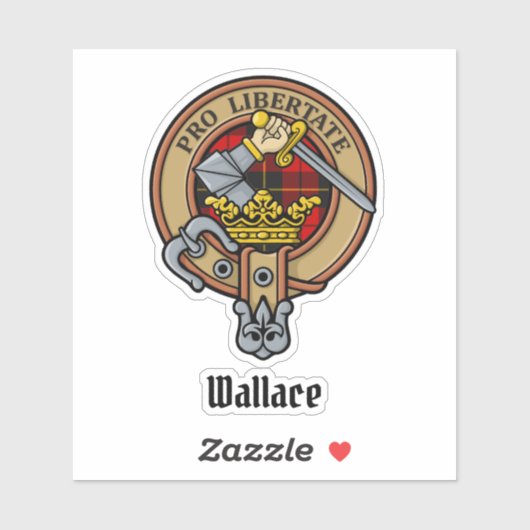 Sticker Clan Wallace Crest (Feuille)