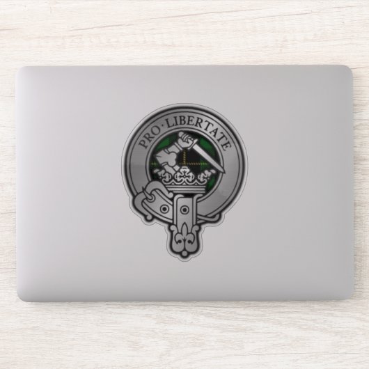 Sticker Clan Wallace Crest & Hunter Tartan (Ordinateur)
