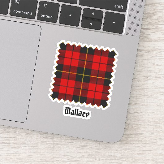 Sticker Clan Wallace Tartan (Détail)