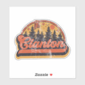 Sticker Clanton, Alabama (Feuille)