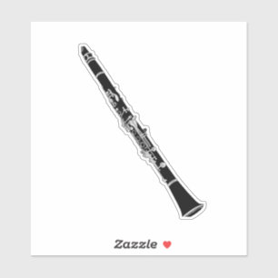 Sticker Clarinette instrument de musique