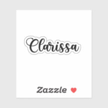 Clarissa Nom - Calligraphie manuscrite