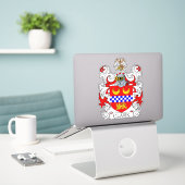 Sticker Clark Family Crest (Ordinateur portable sur le bureau)