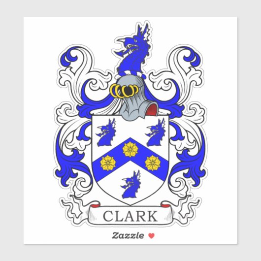 Sticker Clark Family Crest (Feuille)