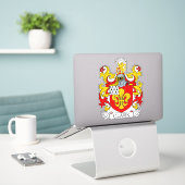 Sticker Clark Family Crest (Ordinateur portable sur le bureau)