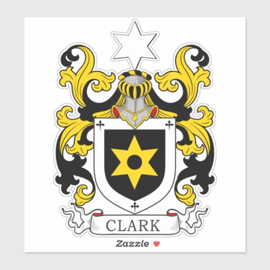 Sticker Clark Family Crest (Feuille)