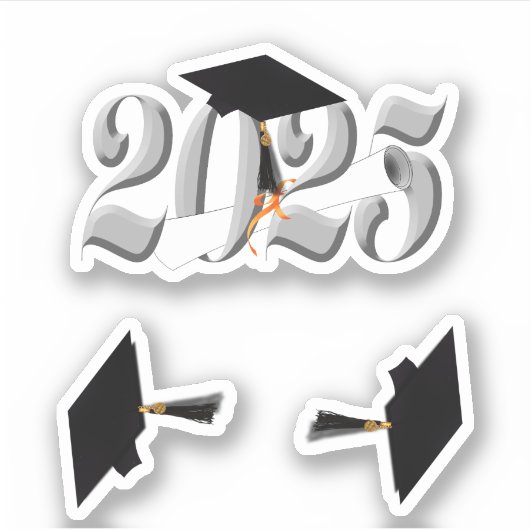 Sticker Classe d'argent classique de 2025 (Devant)