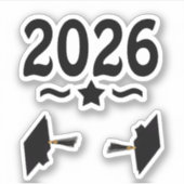 Sticker Classe d'étoiles de 2026 (Devant)