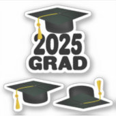 Sticker Classe d'or Letterman de 2025 (Devant)