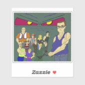 Sticker classe inspiration anime (Feuille)