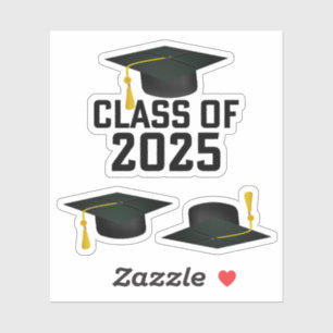 Sticker Classe Letterman de 2025 Graduation