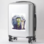 Sticker Classe Monster Yoga (Sur valise)