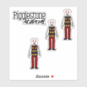 Sticker Classe Pigglestone Academy Pig 3 (Feuille)