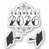 Sticker Classe Tat de 2026 Graduation (Devant)