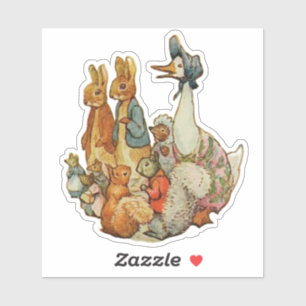 Sticker Classic Beatrix Potter Peter et amis