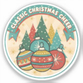 Sticker Classic Christmas Cheer (Recto)