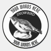 Sticker Classic Classic Custom Snowbird (Devant)