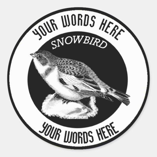 Sticker Classic Classic Custom Snowbird (Devant)