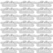 Sticker Classic Élégant Script Transparent Adresse de reto (Devant)