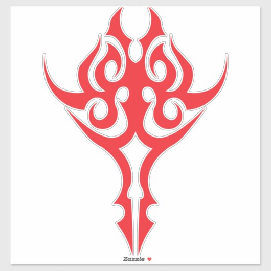 Sticker Classic Ornamental Floral Border Elegant Design (Feuille)