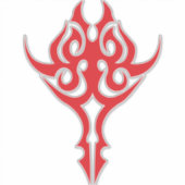 Sticker Classic Ornamental Floral Border Elegant Design (Devant)