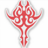 Sticker Classic Ornamental Floral Border Elegant Design (Devant)