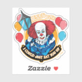 Sticker Classic Pennywise - Je Pourrais Juste Vous Manger  (Feuille)