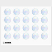 Sticker Classic Rond Faux Holo (Feuille)