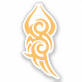 Sticker Classic Tattoo Inspired Line Art Design (Recto)