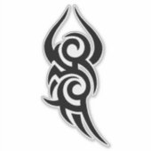 Sticker Classic Tattoo Inspired Line Art Design (Devant)