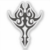 Sticker Classic Tattoo Inspired Line Art Design (Devant)