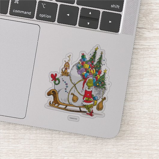 Sticker Classic The Grinch | Slei Runaway Grinch & Max (Détail)