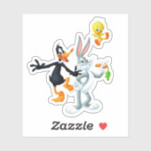 Sticker Classic Trio Adventure - Bugs, Daffy, and Tweety  (Feuille)