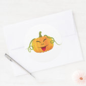 Sticker classique Citrouille d'Halloween jack-o-la (Enveloppe)