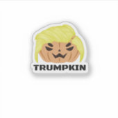 Sticker Classique de Trumpkin d'Halloween (Devant)