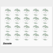 Sticker classique Eucalyptus rond (Feuille)