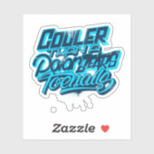 Sticker Classique glacière Than A Polar Bear's Toenails (Feuille)