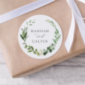 Sticker classique Mariage Eucalyptus